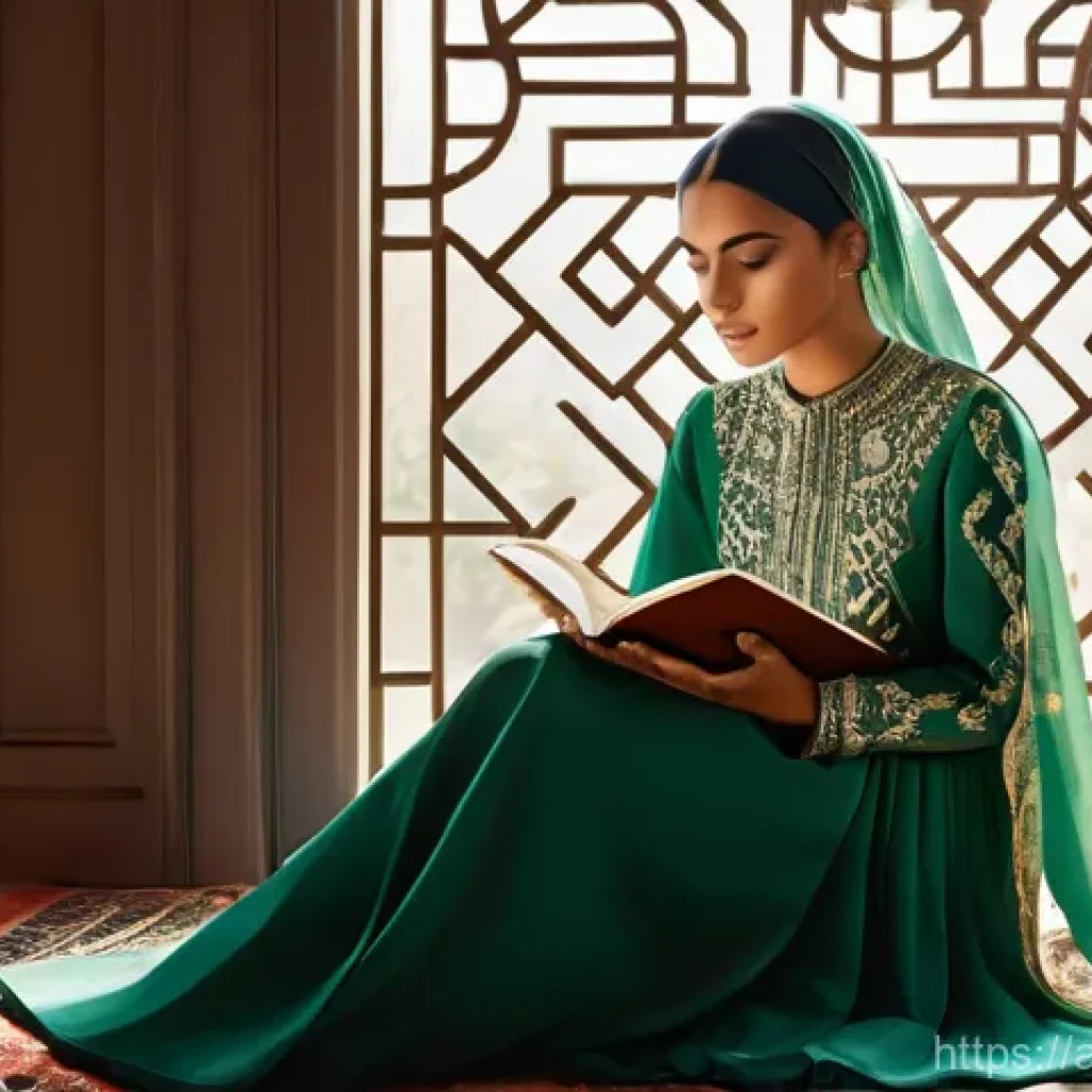 성과 중심의 동기부여 방안 제안 - **Prompt:** A young Arab woman, modestly dressed in contemporary fashion such as a stylish long-slee...