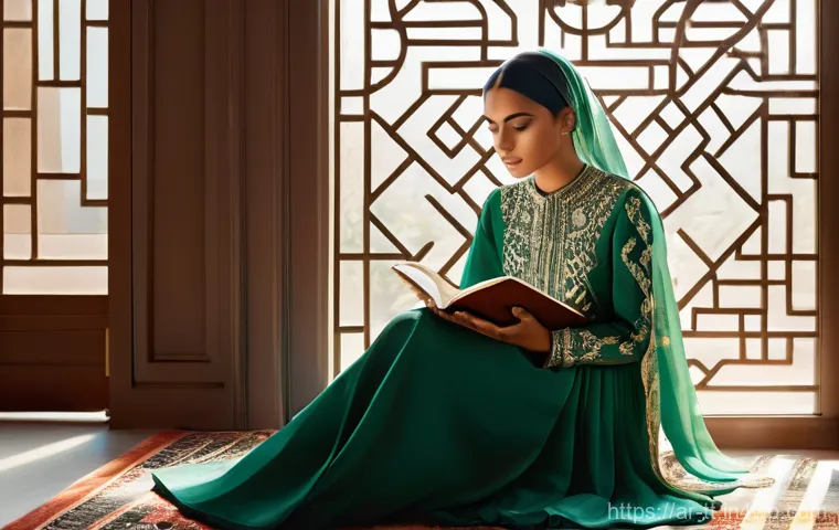 성과 중심의 동기부여 방안 제안 - **Prompt:** A young Arab woman, modestly dressed in contemporary fashion such as a stylish long-slee...