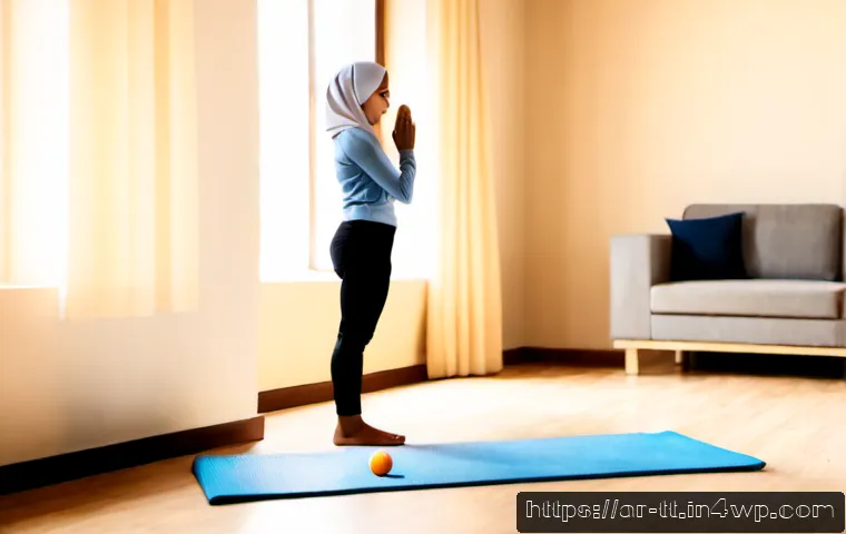 자기 효능감 증가를 위한 동기부여 기법 - Photorealistic scene of a young Arab woman in modest contemporary clothing and hijab completing a sm...